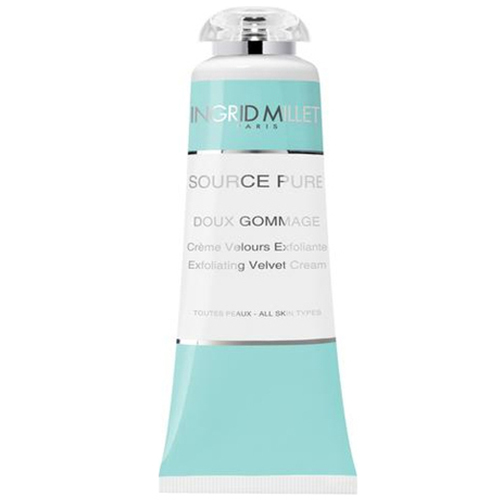 Ingrid Millet  Source Pure - Exfoliating Velvet Cream on white background