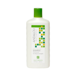 Exotic Marula Oil Silky Smooth Shampoo on white background