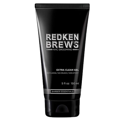 Redken Brews Extra Clean Gel on white background