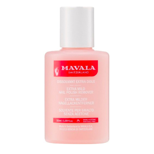 MAVALA Extra-Mild Nail Polish Remover on white background