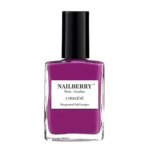 Nailberry Minty Fresh, 15ml/0.5 fl oz Nailberry Peony Blush on white background