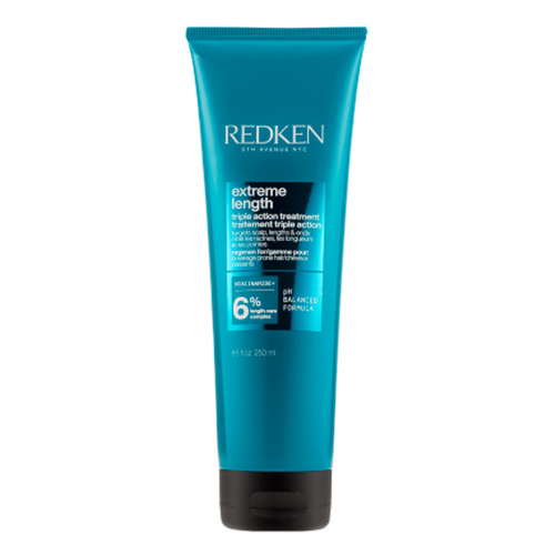 Redken Extreme Length Triple Action Treatment on white background