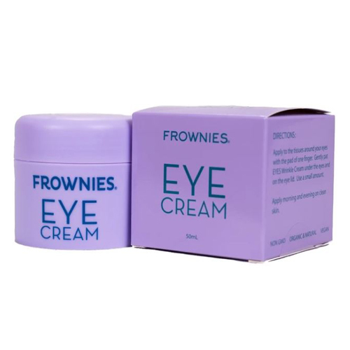 Frownies Eye Cream on white background