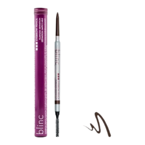 Blinc Eyebrow Pencil - Dark Brunette, 0.09g/0.003 oz Blinc Eyebrow Pencil - Dark Brunette on white background