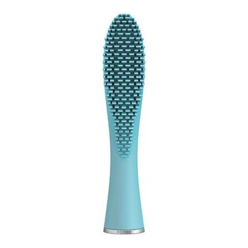 Foreo ISSA Sensitive Brush Head - Pearl Pink, 1 piece Foreo ISSA Sensitive Brush Head - Mint on white background