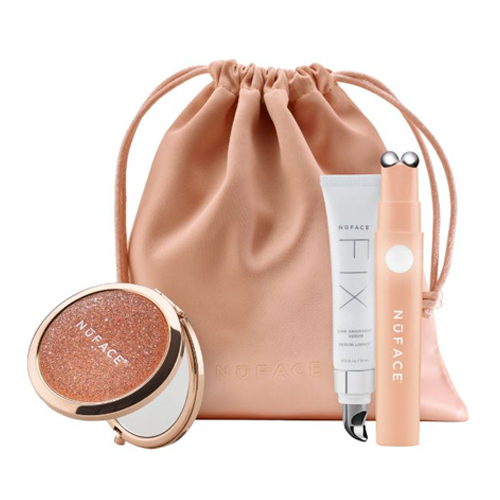 NuFace FIX Shimmer All Night Collection, 1 set NuFace FIX Shimmer All Night Collection on white background