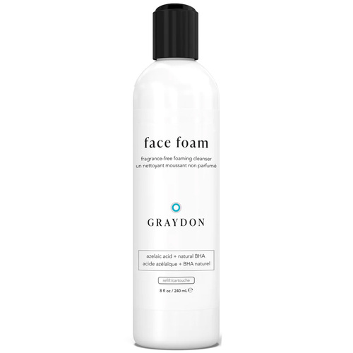 Graydon Face Foam on white background