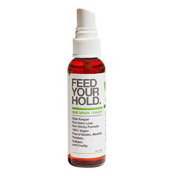 Feed Your Hold Hairspray on white background
