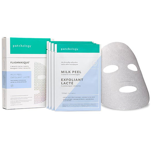 Patchology FlashMasque Milk Peel (4 Packs), 1 set Patchology FlashMasque Milk Peel (4 Packs) on white background