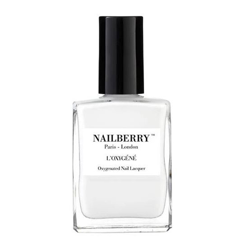 Nailberry Minty Fresh, 15ml/0.5 fl oz Nailberry Peony Blush on white background