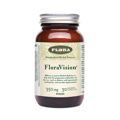Flora FloraVision, 30 capsules Flora FloraVision on white background