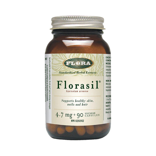 Flora Florasil, 90 capsules Flora Florasil on white background