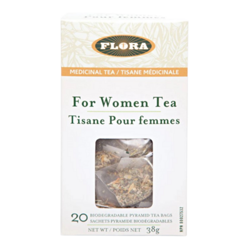 Flora For Women Tea on white background