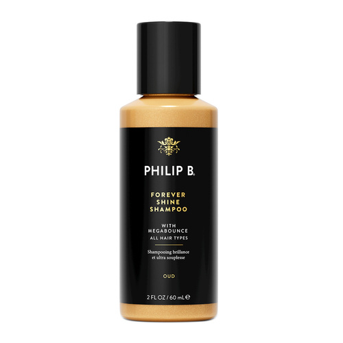 Philip B Botanical Forever Shine Shampoo on white background