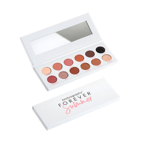 Bodyography Forever Summer Eyeshadow Palette, 1 piece Bodyography Forever Summer Eyeshadow Palette on white background