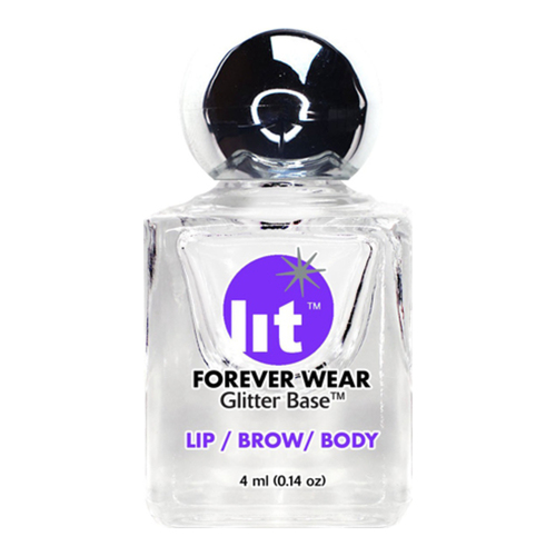 Lit Cosmetics Forever Wear Glitter Base, 4ml/0.1 fl oz Lit Cosmetics Forever Wear Glitter Base on white background