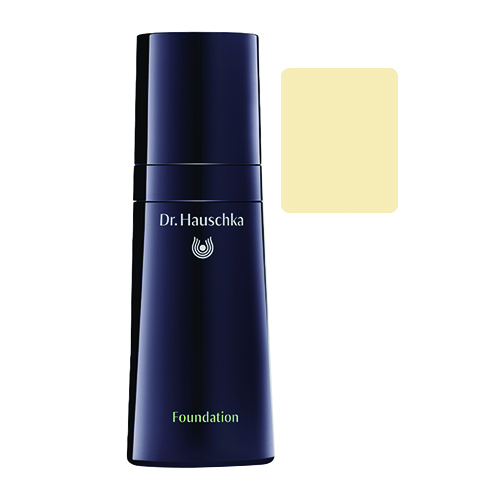 Dr Hauschka Foundation 01 Macadamia, 30ml/1 fl oz Dr Hauschka Foundation 02 Almond on white background