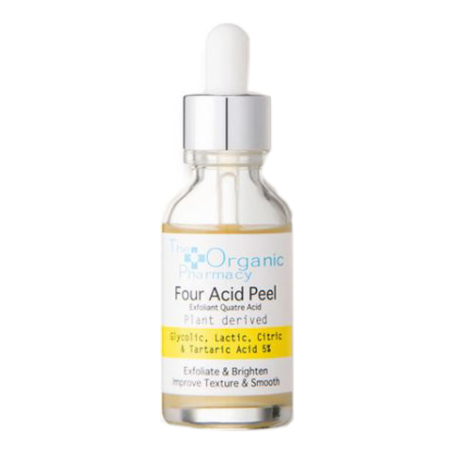 The Organic Pharmacy Four Acid Peel 5% Serum, 30ml/1 fl oz The Organic Pharmacy Four Acid Peel 5% Serum on white background