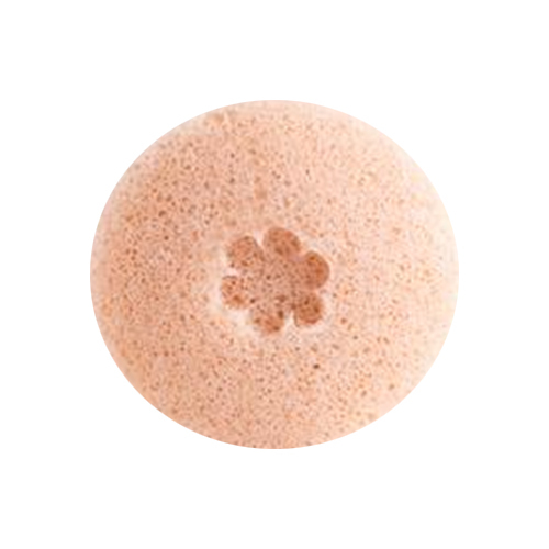 WYLD Skincare French Pink Clay Sponge, 1 piece WYLD Skincare French Pink Clay Sponge on white background