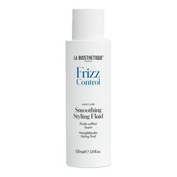 Frizz Control Smoothing Styling Fluid on white background