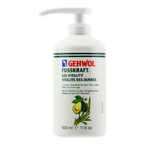 Gehwol Fusskraft Leg Vitality Cream, 500ml/16.9 fl oz Gehwol Fusskraft Leg Vitality Cream on white background