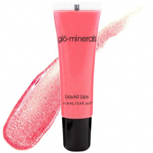 gloMinerals gloLiquid Lips - Flirt, 11.8ml/0.4 oz gloMinerals gloLiquid Lips - Adore on white background