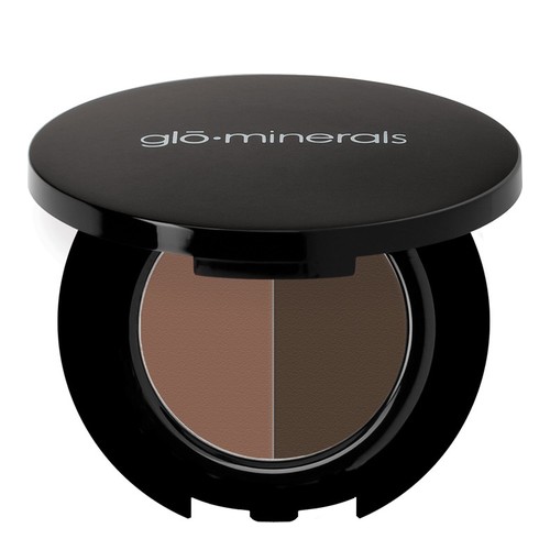 gloMinerals Brow Powder duos - Blonde, 1.1g/0.04 oz gloMinerals Brow Powder duos - Auburn on white background