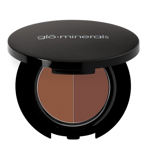 gloMinerals Brow Powder duos - Blonde, 1.1g/0.04 oz gloMinerals Brow Powder duos - Auburn on white background
