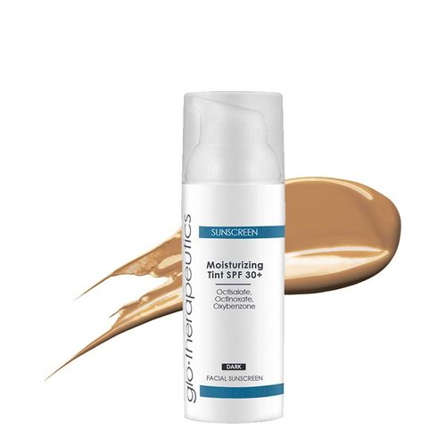 GloTherapeutics Moisturizing Tint SPF 30+ - Dark, 50ml/1.7 fl oz GloTherapeutics Moisturizing Tint SPF 30+ - Dark on white background