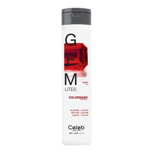 Celeb Luxury Gem Lites Ruby Colorwash, 244ml/8.3 fl oz Celeb Luxury Gem Lites Ruby Colorwash on white background