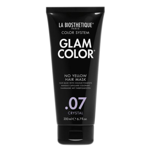 La Biosthetique Glam Color No Yellow Hair Mask .07 Crystal, 200ml/6.8 fl oz La Biosthetique Glam Color No Yellow Hair Mask .07 Crystal on white background