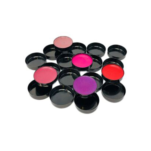 Z Palette Glossy Black Mini Round Empty Makeup Pans, 10 pieces