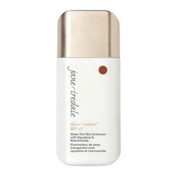 Glow Fixation SPF 40 Sheer Tint - Dark to Deep on white background