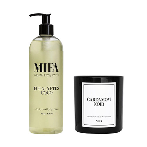 MIFA and Co Glow Set on white background