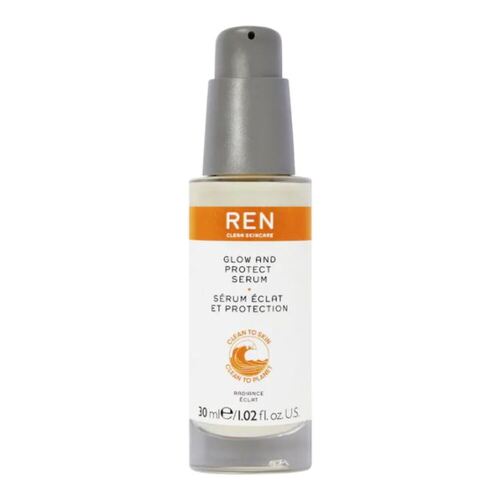 Ren Glow and Protect Serum, 30ml/1.01 fl oz Ren Glow and Protect Serum on white background