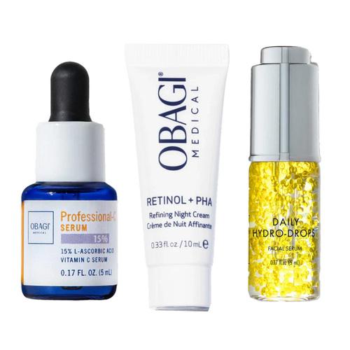 Obagi Glow on the go Mini Set, 1 set Obagi Glow on the go Mini Set on white background