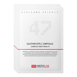 Gluthin Vita C Ampoule Complex Sheet Mask 47 on white background