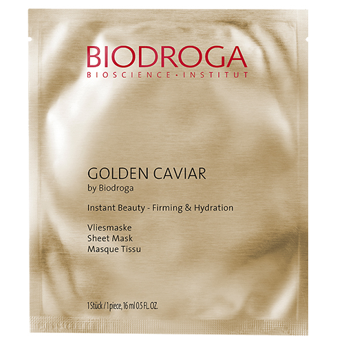 Biodroga Golden Caviar Sheet Mask, 5 pieces