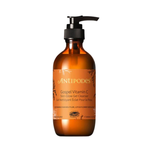 Antipodes Gospel Vitamin C Gel Cleanser on white background