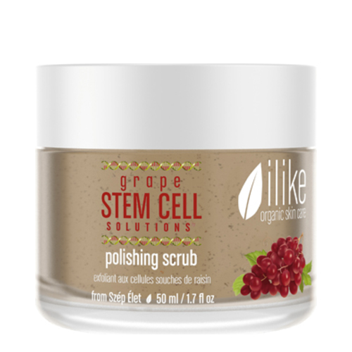 ilike Organics Grape Stem Cell Solutions Polishing Scrub, 50ml/1.7 fl oz