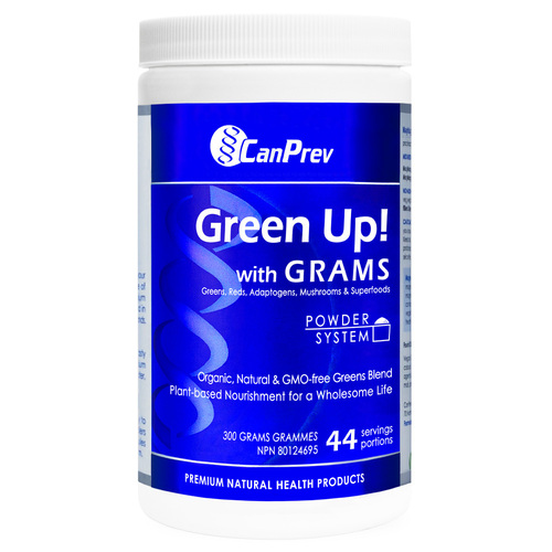 CanPrev Green Up Powder on white background