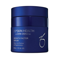 Growth Factor Serum on white background