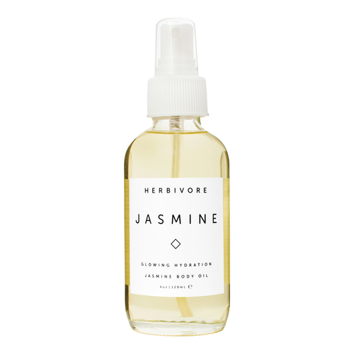 Herbivore Botanicals Jasmine Body Oil, 120ml/4 fl oz Herbivore Botanicals Jasmine Body Oil on white background