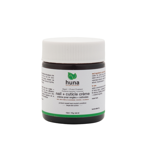 huna Natural Apothecary Nail + Cuticle Protect Treatment Creme, 15ml/0.5 fl oz