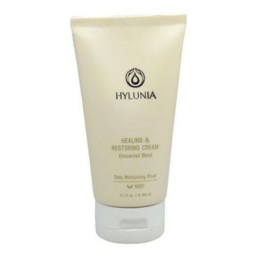 Hylunia Healing and Restoring Cream on white background