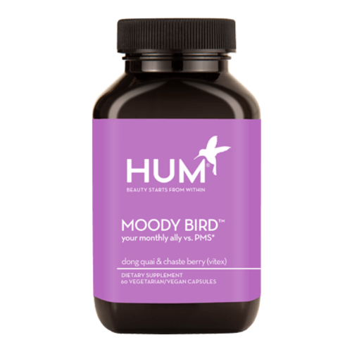 HUM Nutrition Moody Bird, 60 capsules HUM Nutrition Moody Bird on white background
