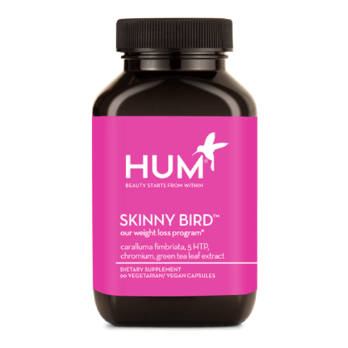 HUM Nutrition Skinny Bird, 90 capsules HUM Nutrition Skinny Bird on white background
