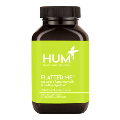 HUM Nutrition Flatter Me, 60 capsules HUM Nutrition Flatter Me on white background