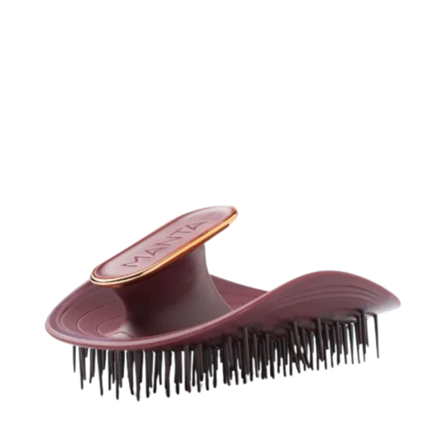 Manta Hair Brush - Black on white background