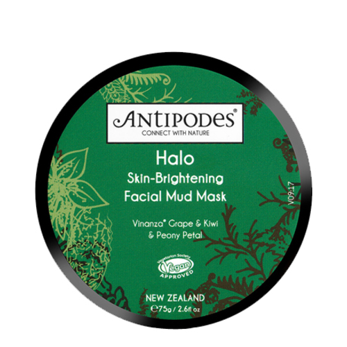 Antipodes  Halo Skin Brightening Facial Mud Mask on white background